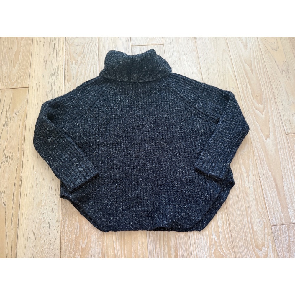 FREE PEOPLE Women Sweater Cowl Neck Chunky Knit Oversized Boho Winter Size XS